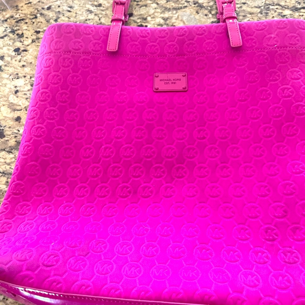 COPY - Michael Kors  computer bag 15” tall 16. “ wide. Laptop fits perfectly